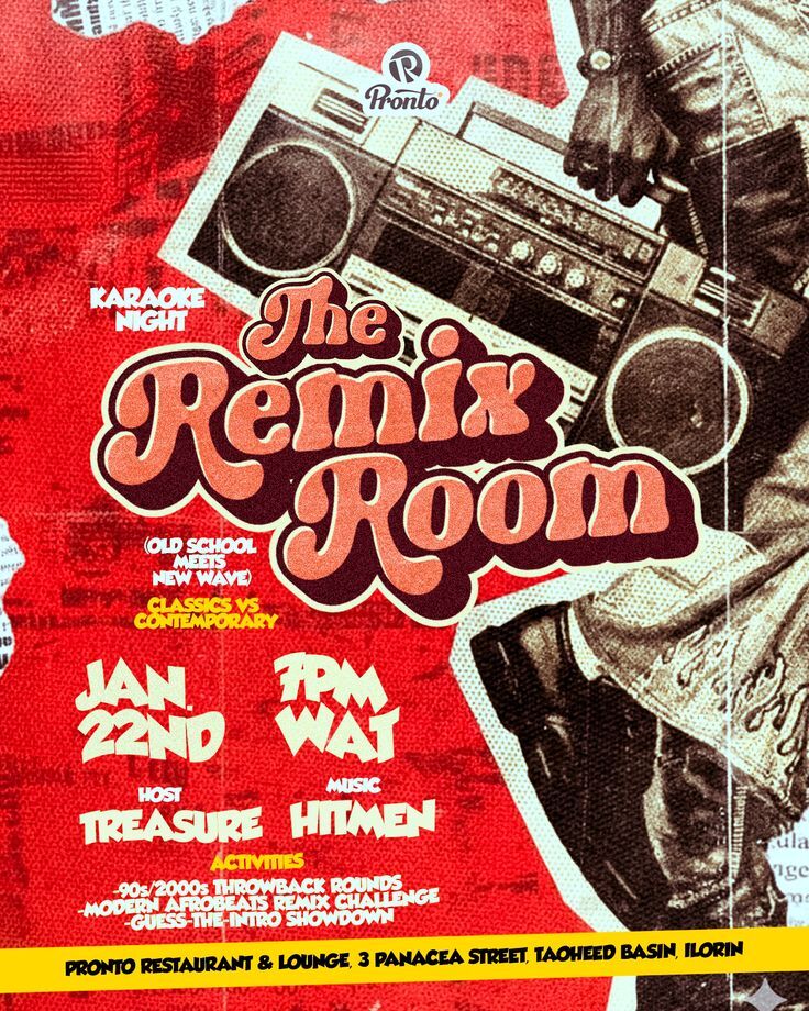 PR & event flyer reference