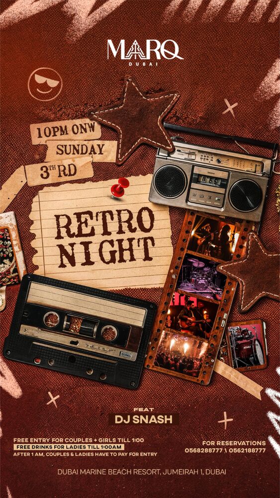 PR & event flyer reference