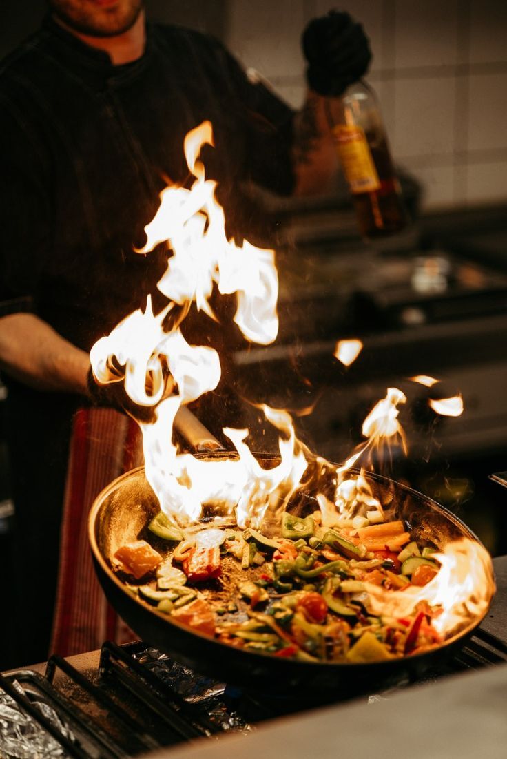 Behind the bar & food reference